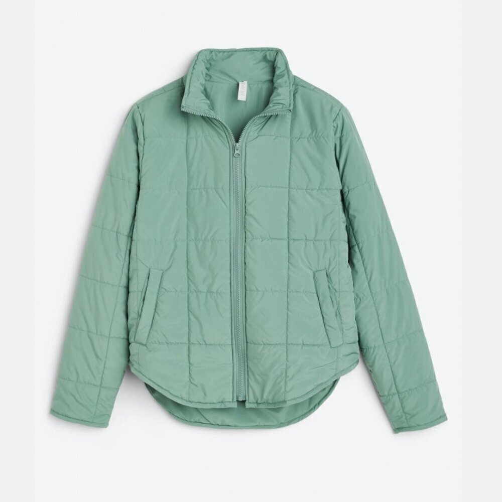 Threads 4 Thought Green Athene Packable Puffer Jacket Coat